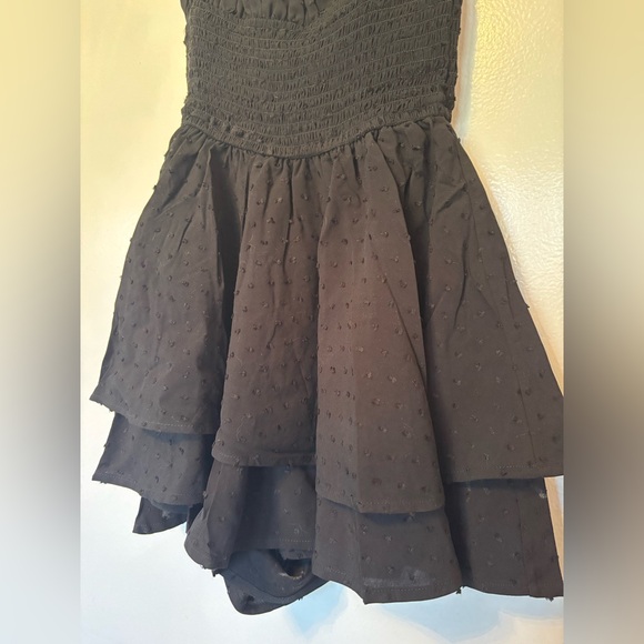 NWT Urban Outfitters Rosie Smocked Tiered Ruffle Romper - Picture 8 of 8